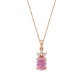 0.86 Carat Diamond Tourmaline Necklace