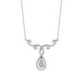 0.43 Carat Diamond Trend Pear Necklace