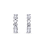 1.01 Carat Diamond Baguette Earrings