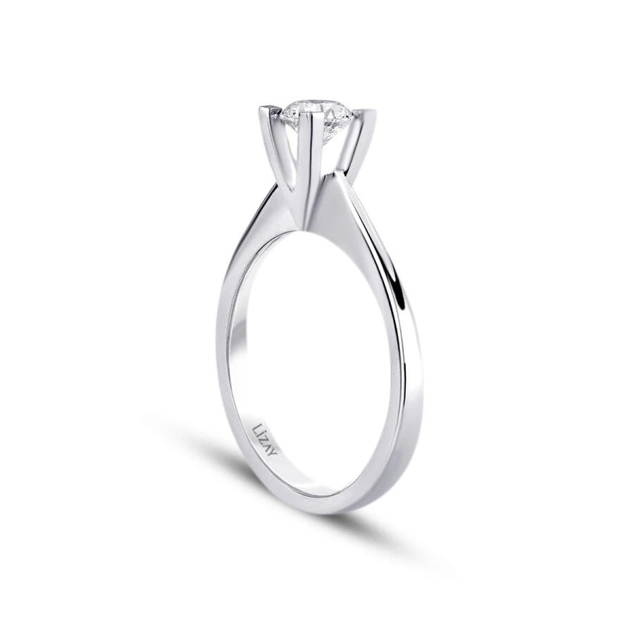0.20 Carat Diamond Round Solitaire Engagement Ring