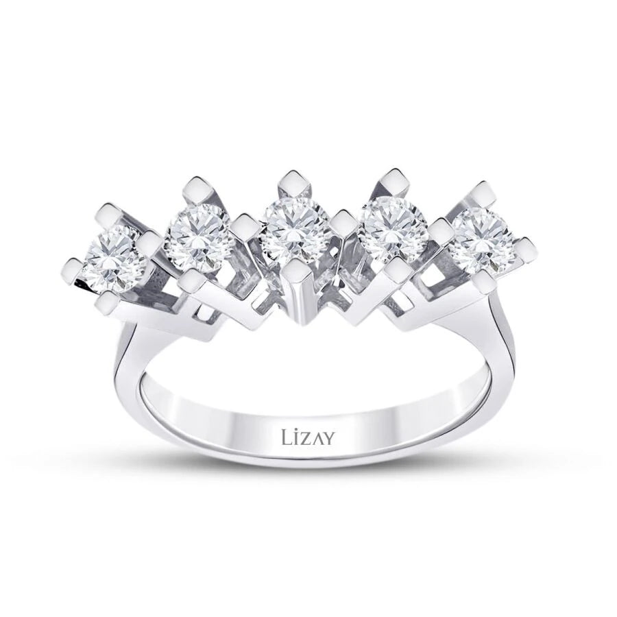 0.90 Carat Diamond Five-Stone Ring