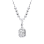 0.48 Carat Diamond Baguette Neckband
