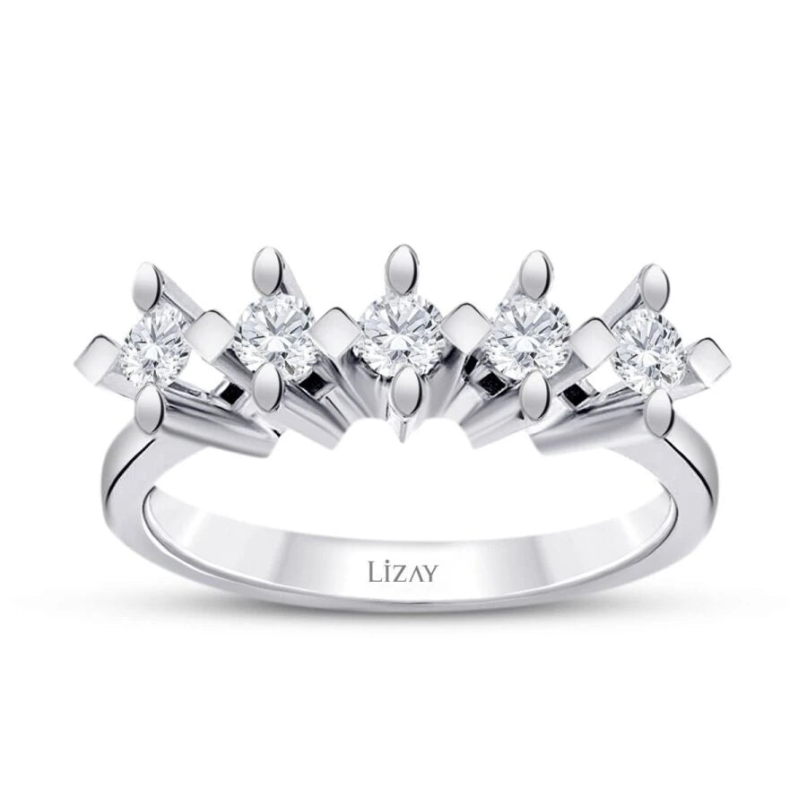 0.45 Carat Diamond Five-Stone Ring