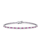 1.91 Carat Diamond Ruby Bracelet