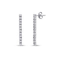 0.54 Carat Diamond Tennis Earrings