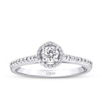 0.41 Carat Diamond Round Solitaire Engagement Ring