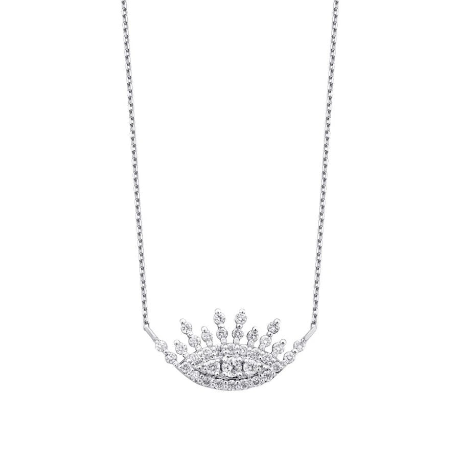 0.30 Carat Diamond Eye Necklace