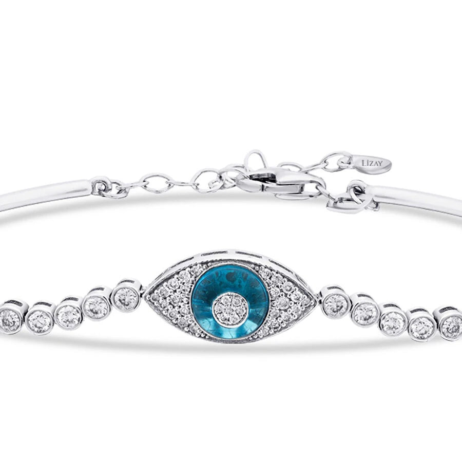 0.35 Carat Diamond Eye Bangle
