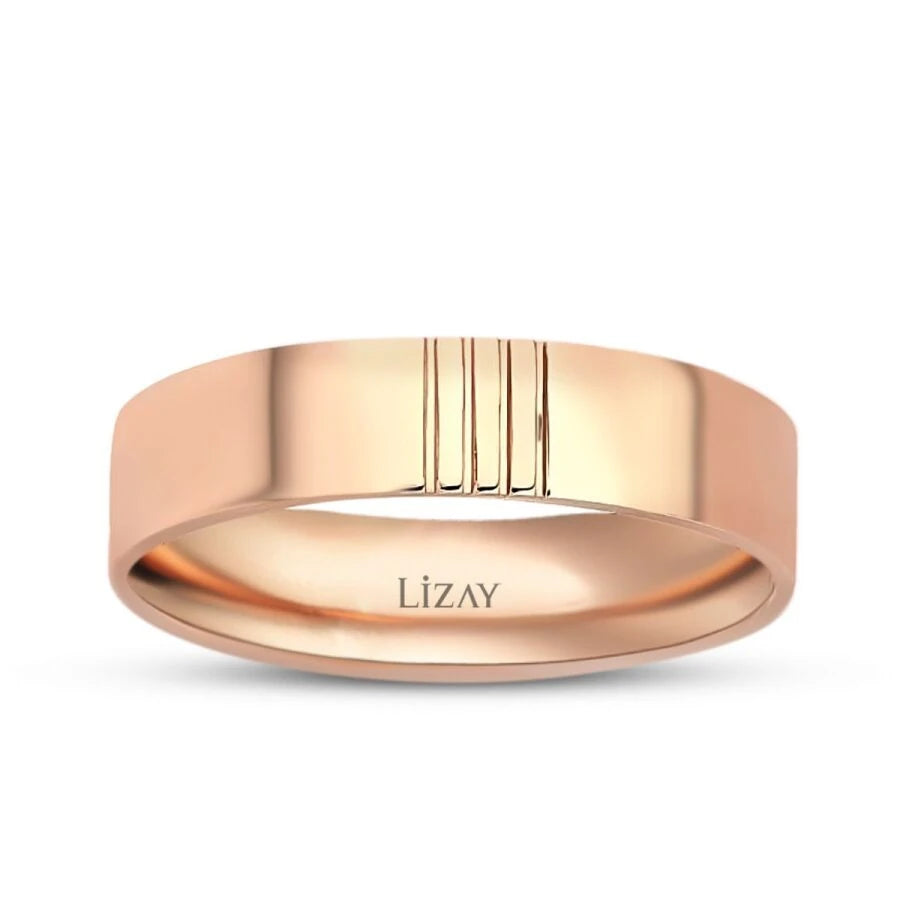 Rose Gold Wedding Band