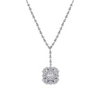 1.26 Carat Diamond Baguette Necklace