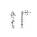0.05 Carat Diamond-Effect Earrings