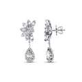1.59 Carat Diamond Baguette Earrings