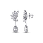 1.59 Carat Diamond Baguette Earrings