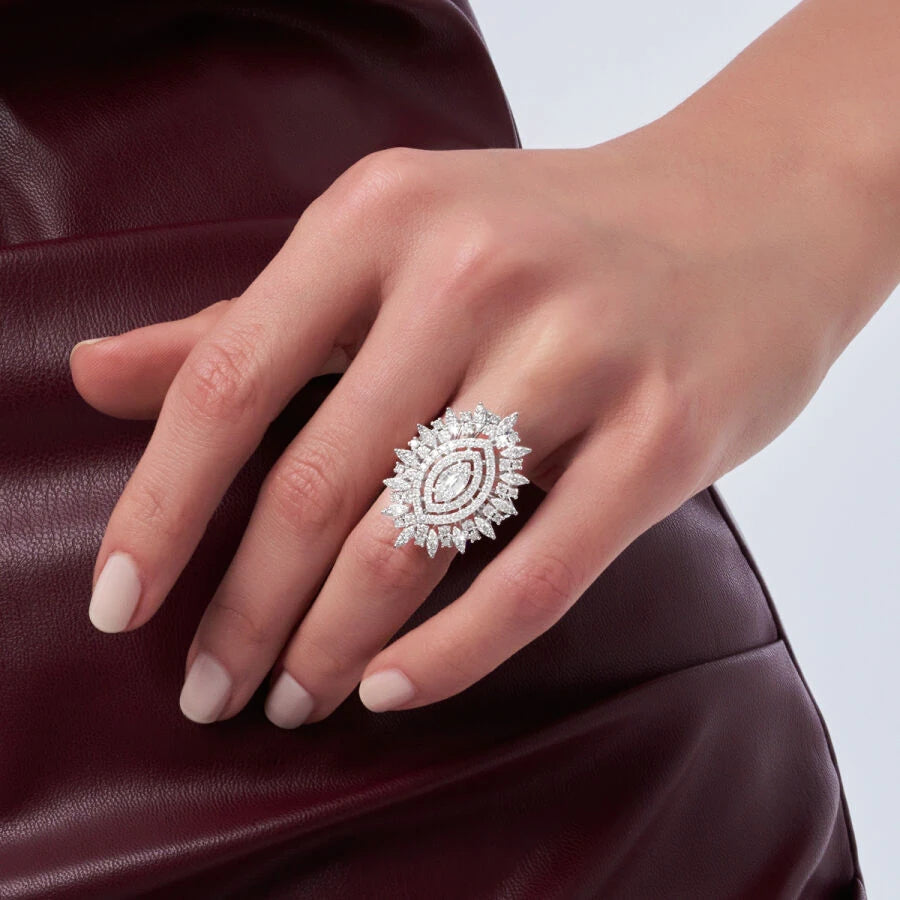 1.48 Carat Diamond Baguette Ring