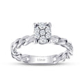 0.23 Carat Diamond Chain Ring