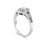 0.17 Carat Diamond Baguette Ring