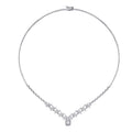 2.30 Carat Diamond Baguette Neckband
