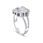 0.55 Carat Diamond Baguette Ring