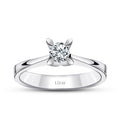 0.20 Carat Diamond Round Solitaire Engagement Ring