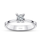 0.20 Carat Diamond Round Solitaire Engagement Ring