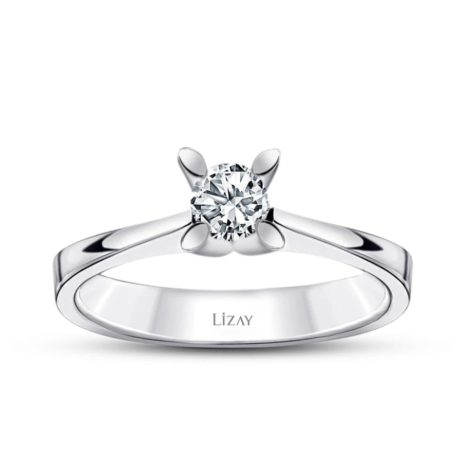 0.20 Carat Diamond Round Solitaire Engagement Ring