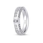 White Gold Cubic Wedding Band