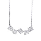 0.60 Carat Diamond Baguette Necklace