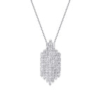 0.61 Carat Diamond Baguette Necklace