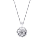 0.29 Carat Diamond Baguette Necklace