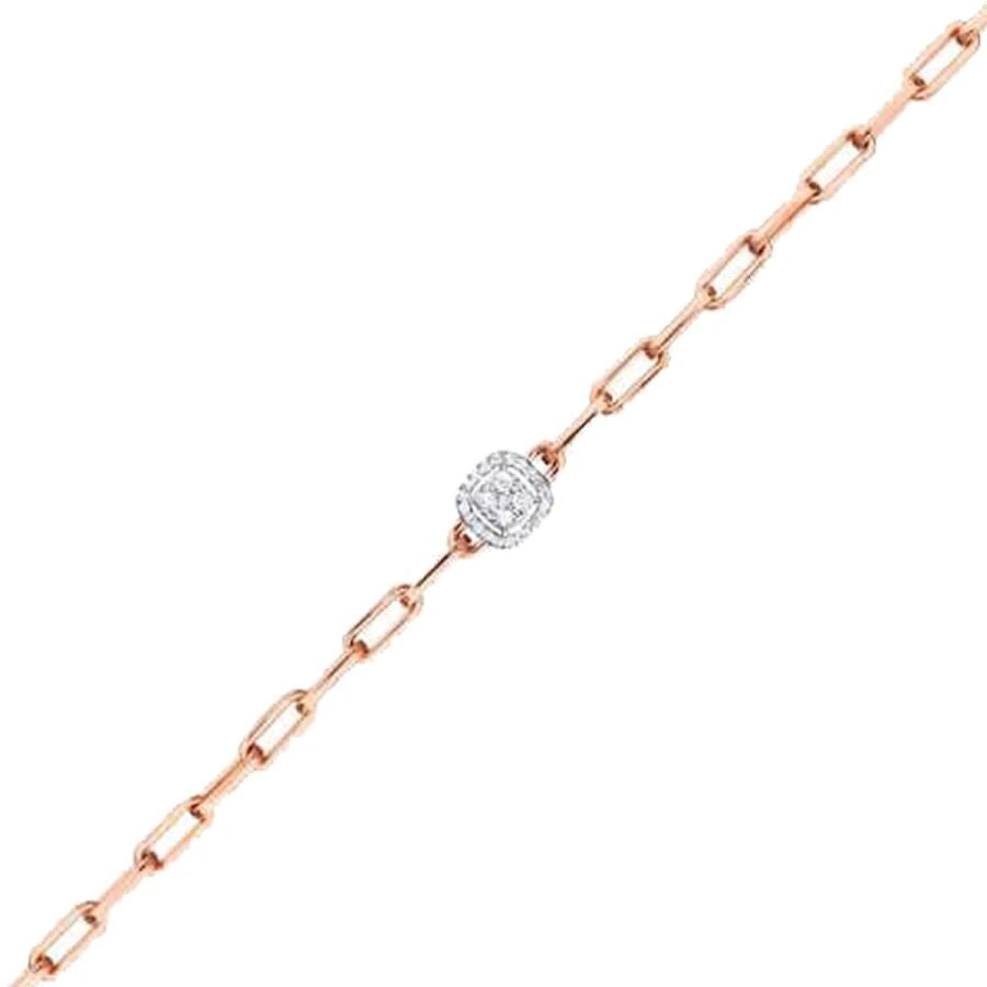 0.12 Carat Diamond Chain Stone Bracelet