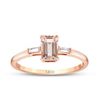 2.65 Carat Diamond Morganite Set