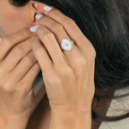 0.19 Carat Diamond Star Ring