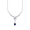 2.05 Carat Diamond Sapphire Neckband