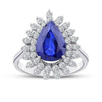 15.73 Carat Diamond Sapphire Set