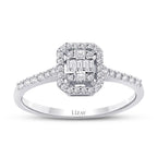 0.35 Carat Diamond Baguette Ring