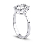 0.11 Carat Diamond Baguette Ring