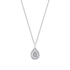 0.17 Carat Diamond Baguette Necklace