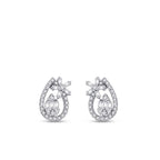 0.65 Carat Diamond Baguette Earrings