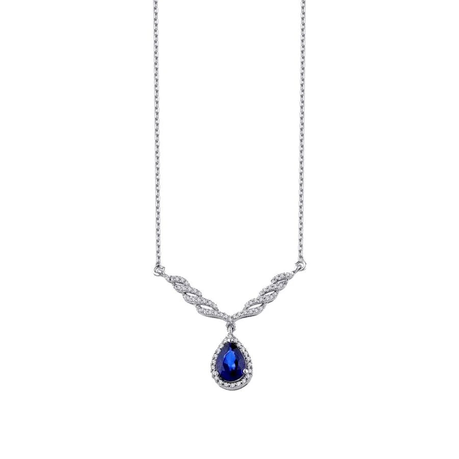 3.65 Carat Diamond Sapphire Set
