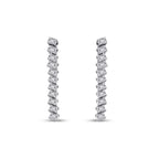 1.97 Carat Diamond Tennis Earrings