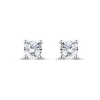 0.62 Carat Diamond Solitaire Earrings
