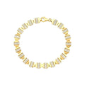 Gold Hexagon Bracelet