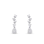 0.28 Carat Diamond Pear Trend Earrings