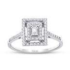 0.35 Carat Diamond Baguette Ring