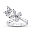 0.33 Carat Diamond Flower Ring