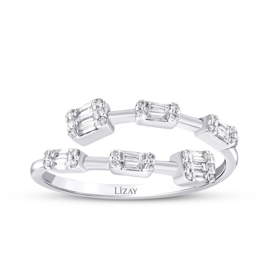 0.81 Carat Diamond Baguette Set