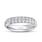Classic Gold Pave Wedding Band