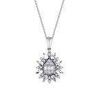 0.19 Carat Diamond Baguette Necklace