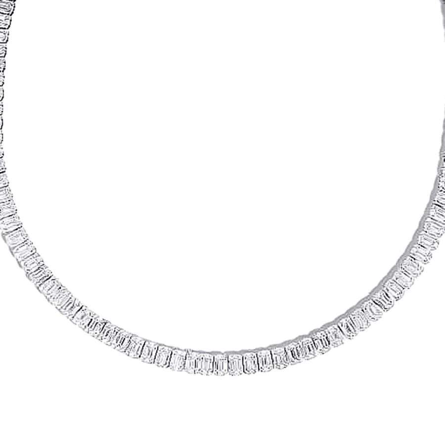 7.77 Carat Diamond Baguette Neckband