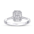 0.22 Carat Diamond Baguette Ring